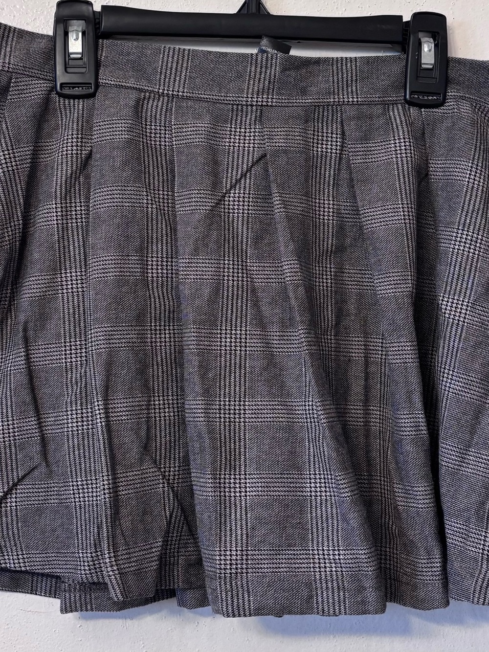 Girl’s Gray Plaid Dress Pants